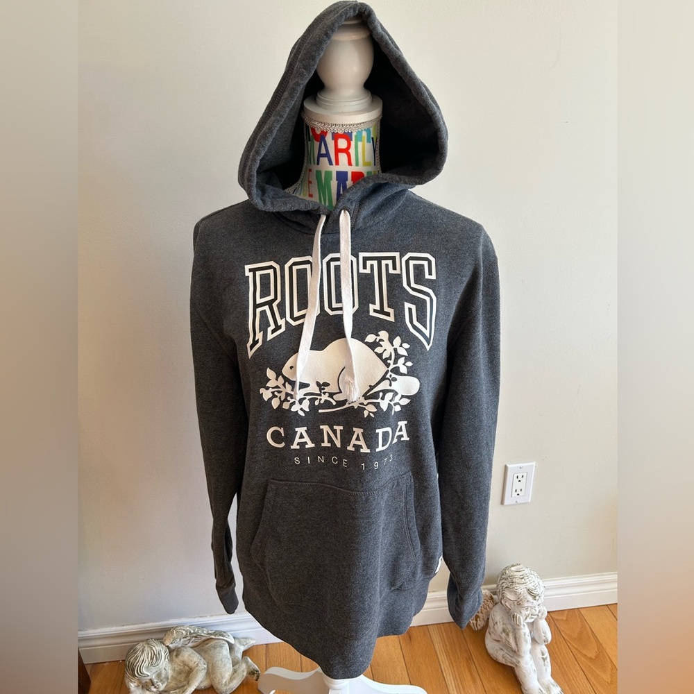 Roots Gray Sweatshirt Hoodie